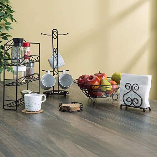 Worthy Shoppee Iron Napkin Holder for Dining Table, Tissue Paper Stand - Image 4