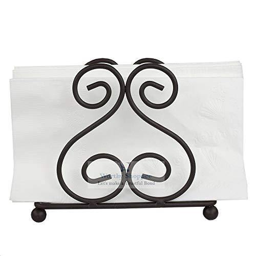 Worthy Shoppee Iron Napkin Holder for Dining Table, Tissue Paper Stand - Image 8
