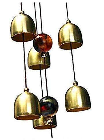 YOZTI Big Metal and Wooden Dragon Wind Chime for Home Decor & Living Room Decoration, Positivity, Hangings, Good Luck and can Also be Used as a Gift, 6 Bells Windchime - Image 2